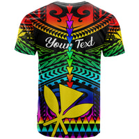 Personalised Hawaii T Shirt Kanaka Maoli Kakau 2023 National Coming Out Day LT01 - Polynesian Pride