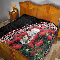 New Zealand Christmas Meri Kirihimete Quilt Santa Hei Tiki Pohutukawa