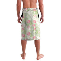 Anthurium Plumeria Lei Pastel Lavalava Green Hawaiian Splendid Palaka
