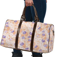 Anthurium Plumeria Lei Pastel Travel Bag Orange Hawaiian Splendid Palaka