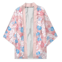 Anthurium Plumeria Lei Pastel Kimono Pink Hawaiian Splendid Palaka