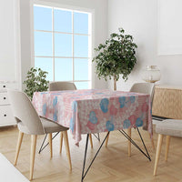 Anthurium Plumeria Lei Pastel Tablecloth Pink Hawaiian Splendid Palaka