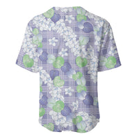 Anthurium Plumeria Lei Pastel Baseball Jersey Purple Hawaiian Splendid Palaka
