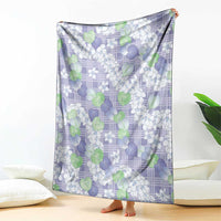 Anthurium Plumeria Lei Pastel Blanket Purple Hawaiian Splendid Palaka