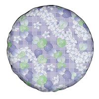 Anthurium Plumeria Lei Pastel Spare Tire Cover Purple Hawaiian Splendid Palaka