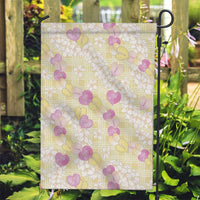 Anthurium Plumeria Lei Pastel Garden Flag Yellow Hawaiian Splendid Palaka