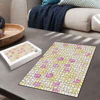 Anthurium Plumeria Lei Pastel Puzzle Yellow Hawaiian Splendid Palaka