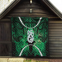 Maori Matariki Manaia Kakariki Quilt Maori Kowhaiwhai Pattern Galaxy