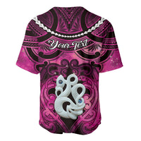Personalised Maori Matariki Manaia Mawhero Baseball Jersey Maori Kowhaiwhai Pattern Galaxy