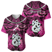 Personalised Maori Matariki Manaia Mawhero Baseball Jersey Maori Kowhaiwhai Pattern Galaxy