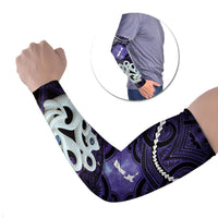 Personalised Maori Matariki Manaia Waiporoporo Arm Sleeves Maori Kowhaiwhai Pattern Galaxy