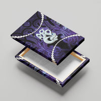 Maori Matariki Manaia Waiporoporo Canvas Wall Art Maori Kowhaiwhai Pattern Galaxy