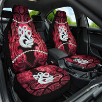 Maori Matariki Manaia Whero Car Seat Cover Maori Kowhaiwhai Pattern Galaxy