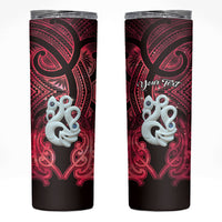 Personalised Maori Matariki Manaia Whero Skinny Tumbler Maori Kowhaiwhai Pattern Galaxy