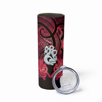 Personalised Maori Matariki Manaia Whero Skinny Tumbler Maori Kowhaiwhai Pattern Galaxy