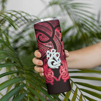 Personalised Maori Matariki Manaia Whero Skinny Tumbler Maori Kowhaiwhai Pattern Galaxy