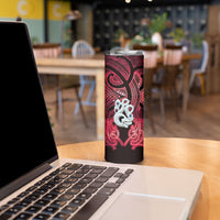 Personalised Maori Matariki Manaia Whero Skinny Tumbler Maori Kowhaiwhai Pattern Galaxy