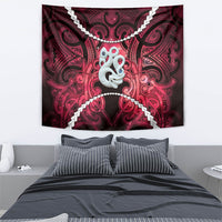 Maori Matariki Manaia Whero Tapestry Maori Kowhaiwhai Pattern Galaxy