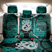 Maori Matariki Manaia Turquoise Back Car Seat Cover Maori Kowhaiwhai Pattern Galaxy
