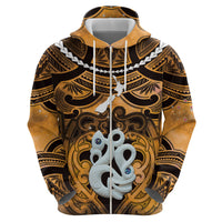 Personalised Maori Matariki Manaia Kowhai Hoodie Maori Kowhaiwhai Pattern Galaxy
