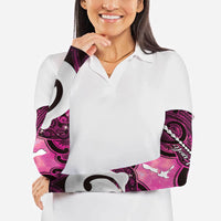 Personalised Maori Matariki Hei Matau Mawhero Arm Sleeves Maori Kowhaiwhai Pattern Galaxy