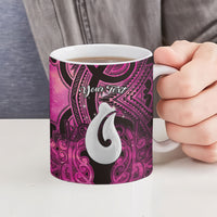 Personalised Maori Matariki Hei Matau Mawhero Ceramic Mug Maori Kowhaiwhai Pattern Galaxy