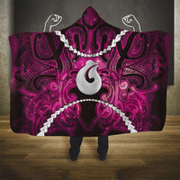 Maori Matariki Hei Matau Mawhero Hooded Blanket Maori Kowhaiwhai Pattern Galaxy
