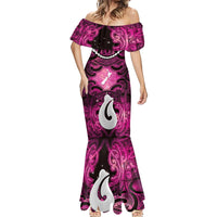 Personalised Maori Matariki Hei Matau Mawhero Mermaid Dress Maori Kowhaiwhai Pattern Galaxy
