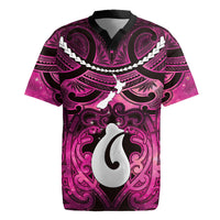 Personalised Maori Matariki Hei Matau Mawhero Rugby Jersey Maori Kowhaiwhai Pattern Galaxy