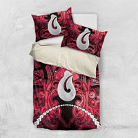 Maori Matariki Hei Matau Whero Bedding Set Maori Kowhaiwhai Pattern Galaxy