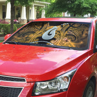 Maori Matariki Hei Matau Kowhai Auto Sun Shade Maori Kowhaiwhai Pattern Galaxy