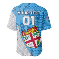 Custom Fiji Rugby Baseball Jersey Come On Fijian Tapa Pattern LT01 - Polynesian Pride