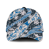 Ninamu Tahiti Tiare Monstera Classic Cap Polynesian Pattern Curve Style - Polynesian Pride