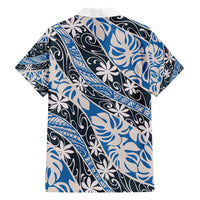 Ninamu Tahiti Tiare Monstera Family Matching Short Sleeve Bodycon Dress and Hawaiian Shirt Polynesian Pattern Curve Style - Polynesian Pride