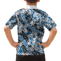 Ninamu Tahiti Tiare Monstera Hawaiian Shirt Polynesian Pattern Curve Style - Polynesian Pride