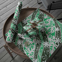 Matie Tahiti Tiare Monstera Wrapping Paper Polynesian Pattern Curve Style - Polynesian Pride