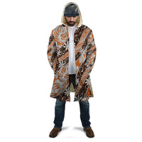 Puatou Tahiti Tiare Monstera Cloak Polynesian Pattern Curve Style - Polynesian Pride