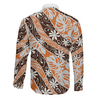 Puatou Tahiti Tiare Monstera Family Matching Mermaid Dress and Hawaiian Shirt Polynesian Pattern Curve Style LT01 - Polynesian Pride