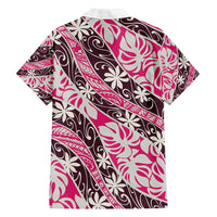Tarona Tahiti Tiare Monstera Family Matching Long Sleeve Bodycon Dress and Hawaiian Shirt Polynesian Pattern Curve Style LT01 - Polynesian Pride