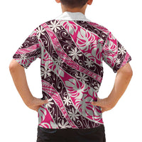 Tarona Tahiti Tiare Monstera Family Matching Off Shoulder Maxi Dress and Hawaiian Shirt Polynesian Pattern Curve Style LT01 - Polynesian Pride