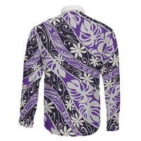 Vareau Tahiti Tiare Monstera Family Matching Long Sleeve Bodycon Dress and Hawaiian Shirt Polynesian Pattern Curve Style LT01 - Polynesian Pride