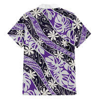 Vareau Tahiti Tiare Monstera Family Matching Puletasi and Hawaiian Shirt Polynesian Pattern Curve Style - Polynesian Pride