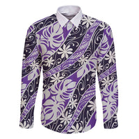 Vareau Tahiti Tiare Monstera Family Matching Puletasi and Hawaiian Shirt Polynesian Pattern Curve Style - Polynesian Pride