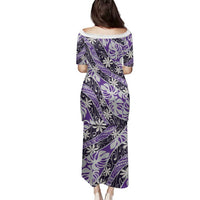 Vareau Tahiti Tiare Monstera Family Matching Puletasi and Hawaiian Shirt Polynesian Pattern Curve Style - Polynesian Pride