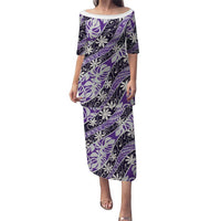 Vareau Tahiti Tiare Monstera Puletasi Polynesian Pattern Curve Style - Polynesian Pride