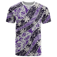 Vareau Tahiti Tiare Monstera T Shirt Polynesian Pattern Curve Style - Polynesian Pride