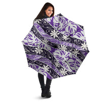 Vareau Tahiti Tiare Monstera Umbrella Polynesian Pattern Curve Style - Polynesian Pride