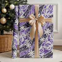 Vareau Tahiti Tiare Monstera Wrapping Paper Polynesian Pattern Curve Style - Polynesian Pride