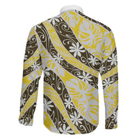 Rearea Tahiti Tiare Monstera Family Matching Puletasi and Hawaiian Shirt Polynesian Pattern Curve Style - Polynesian Pride
