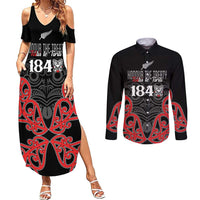 Toitu Te Tiriti 1840 Aotearoa Couples Matching Summer Maxi Dress and Long Sleeve Button Shirt Stand Together Stand Stronger